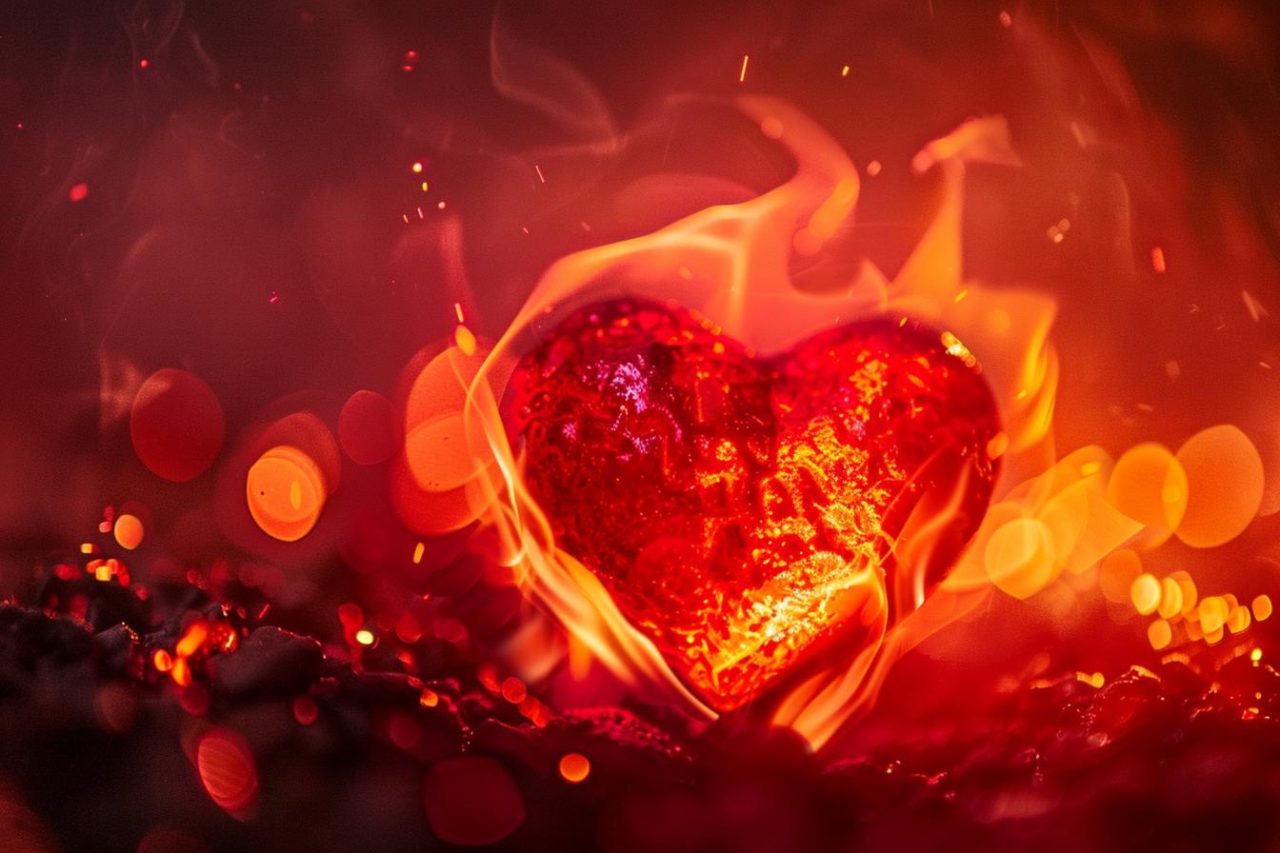 photography of heart