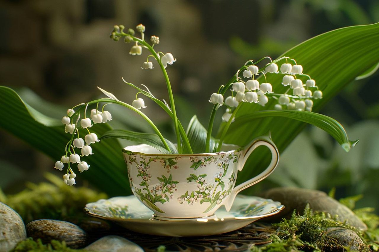 photography of lily of the valley