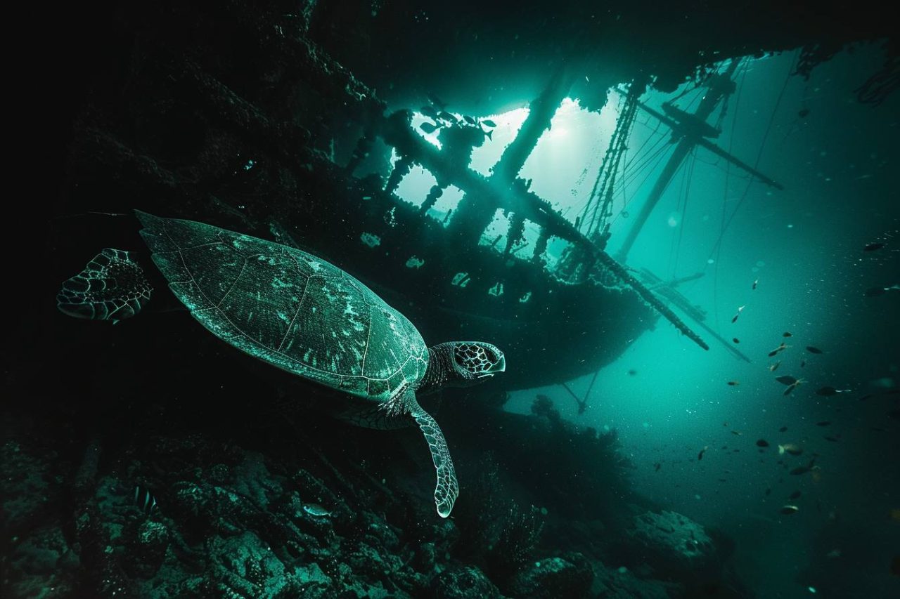 photography of turtle