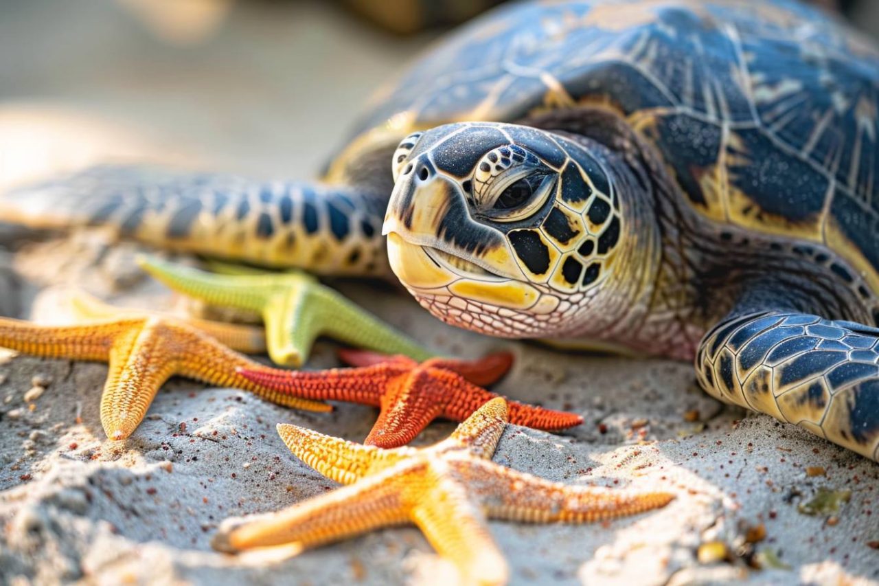 photography of turtle