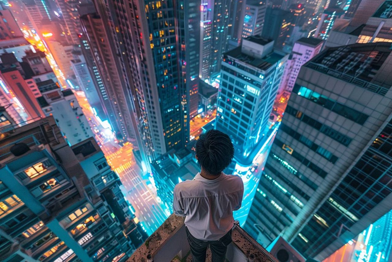 photography of trader